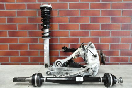 sospensione lato destro posteriore braccio oscillante semiasse ammortizzatore BMW M5 F90 6085km